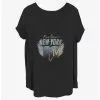 MTV Lightning Wings Logo Girls T-Shirt Plus Size -Studio Ghibli Store 20409699 hi