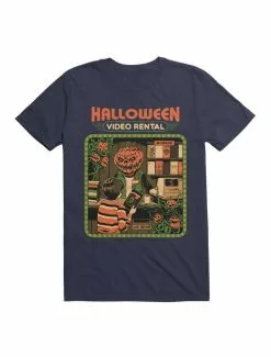 Halloween Video Rental T-Shirt By Steven Rhodes