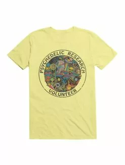 Psychedelic Research Volunteer T-Shirt By Steven Rhodes