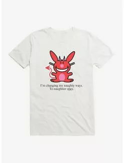 It's Happy Bunny Naughtier Ways T-Shirt