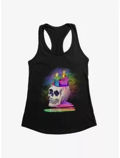 Candle Skull Girls Tank By Rose Catherine Khan