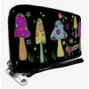 Mushroom Shroomy Vibrant Garden Zip Around Wallet -Studio Ghibli Store 20535103 hi
