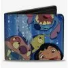 Disney100 Lilo & Stitch Characters Photo Booth Pose Bifold Wallet