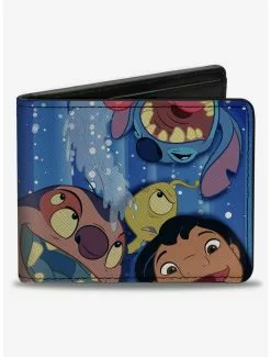 Disney100 Lilo & Stitch Characters Photo Booth Pose Bifold Wallet
