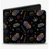 Star Wars Pride Logo And Icons Rainbow Bifold Wallet