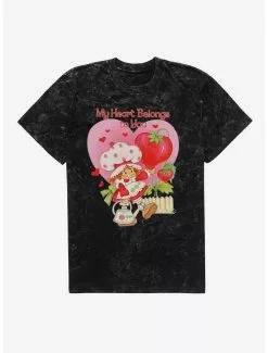 Strawberry Shortcake My Heart Mineral Wash T-Shirt