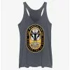 Star Wars The Mandalorian Where I Go, He Goes Badge Girls Tank -Studio Ghibli Store 20562563 hi