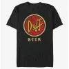 The Simpsons Duff Beer Badge Extra Soft T-Shirt -Studio Ghibli Store 20606385 hi