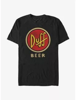 The Simpsons Duff Beer Badge Extra Soft T-Shirt
