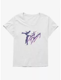 Dirty Dancing Lift Title Silohouette Girls T-Shirt Plus Size