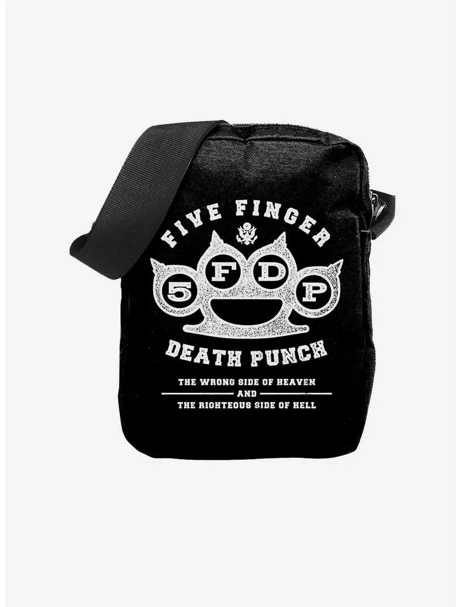 Rocksax Five Finger Death Punch Heaven And Hell Crossbody Bag 3 Rocksax Five Finger Death Punch Heaven And Hell Crossbody Bag