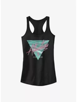Disney The Little Mermaid Retro Atlantica 89 Logo Girls Tank