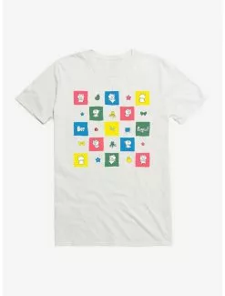 Bee And Puppycat Checkerboard Icons T-Shirt