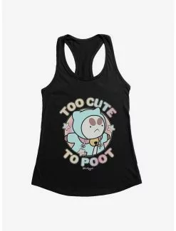 Bee And Puppycat Too Cute To Poot Girls Tank