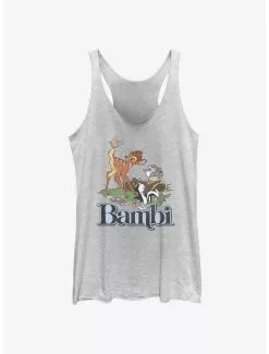 Disney Bambi Forest Friends Logo Girls Tank