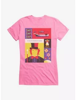 Willy Wonka & The Chocolate Factory WB 100 Dreamers Of Dreams Poster Girls T-Shirt