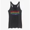 Stranger Things Rainbow Logo Girls Tank -Studio Ghibli Store 20919090 hi