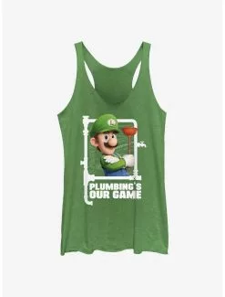 The Super Mario Bros. Movie Luigi Plumbing's Our Game Girls Tank