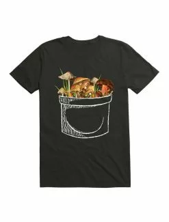 I Love Mushrooms In My Pocket T-Shirt